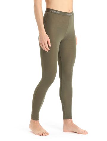 Loden Women's Icebreaker Merino 175 Everyday Thermal Leggings | USA 1544YXFU